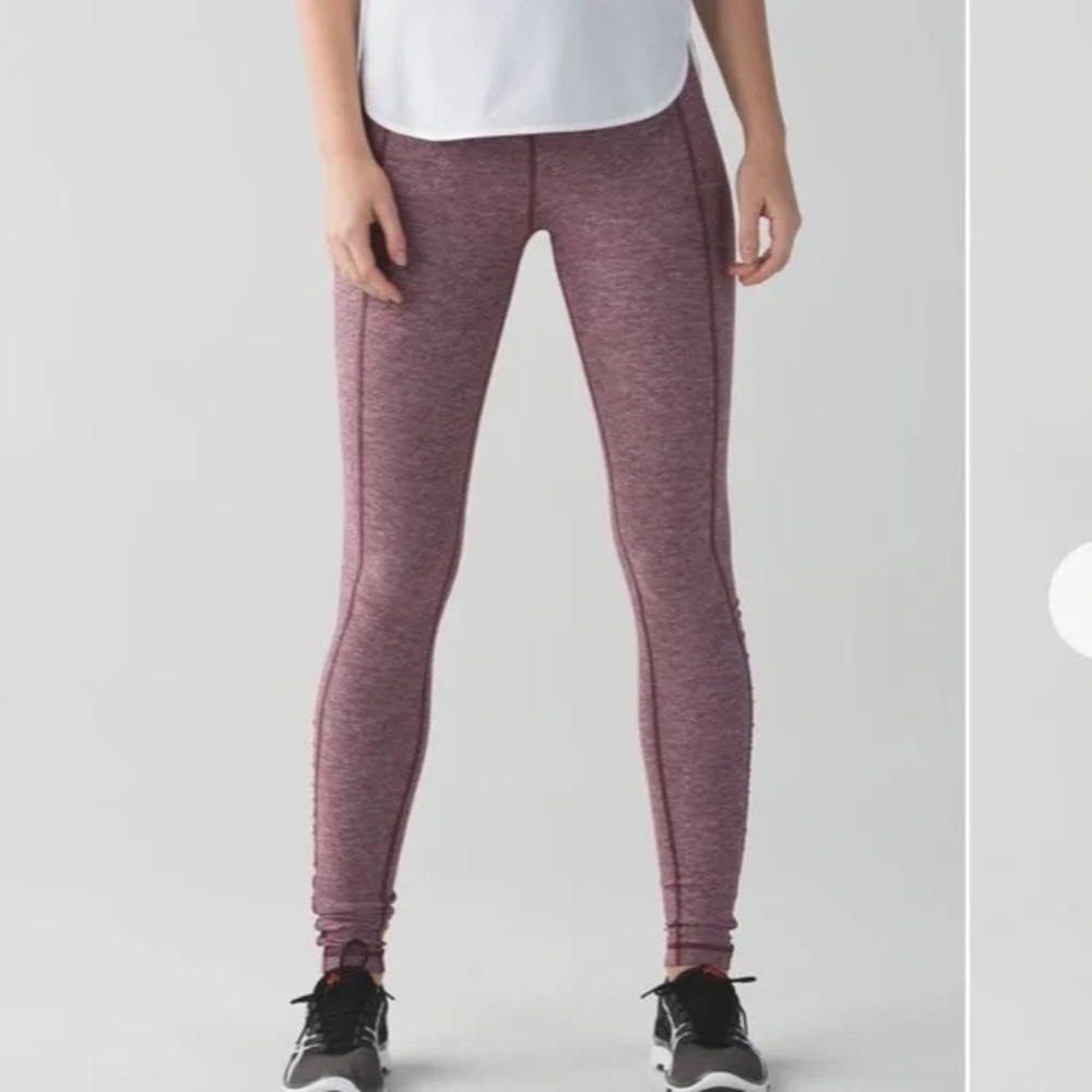 Lululemon Maroon Leggings